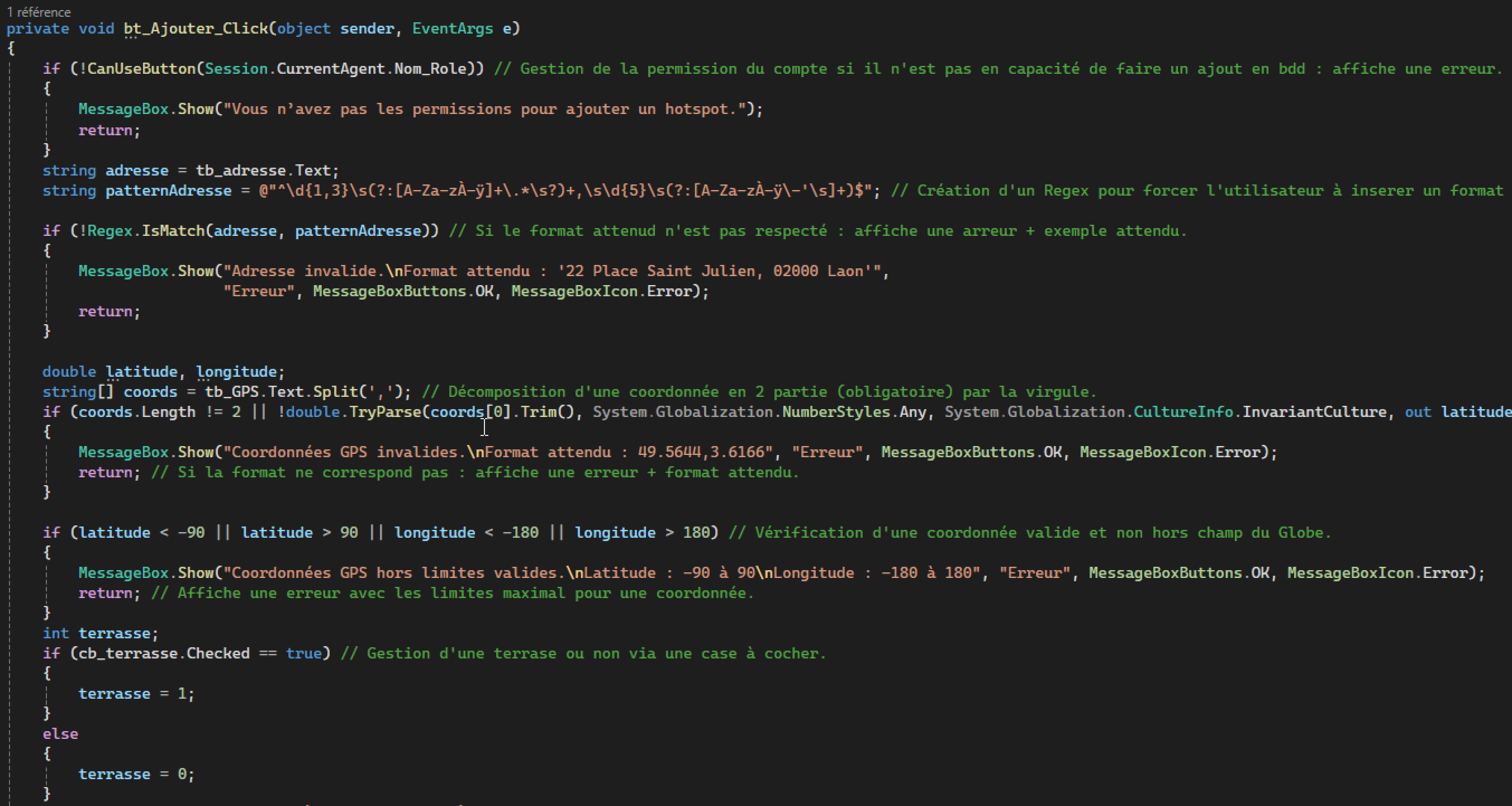 Ajout Hotspot étape 1