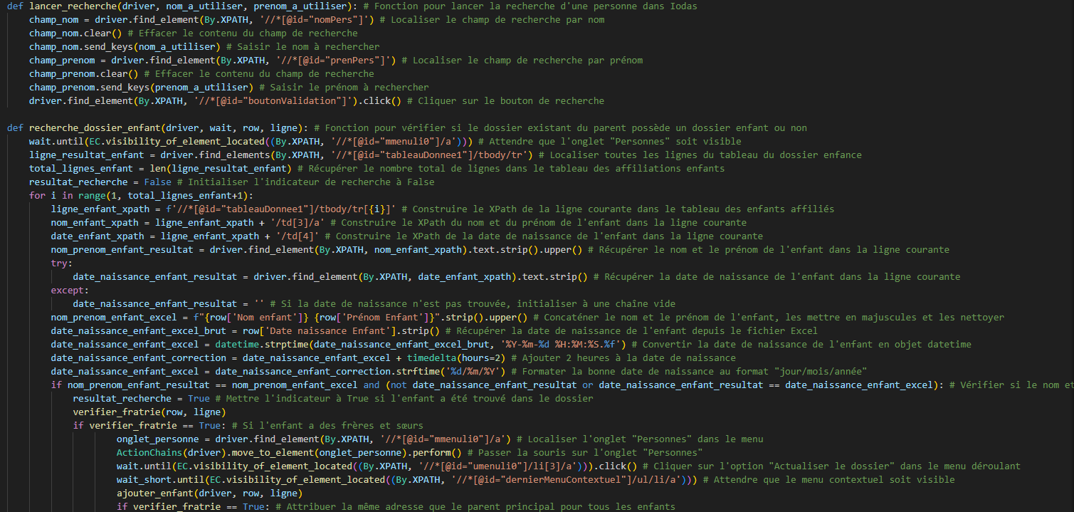 Fonction ENFANCE - partie 1