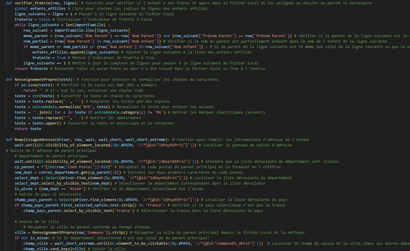 Fonction ENFANCE - partie 5